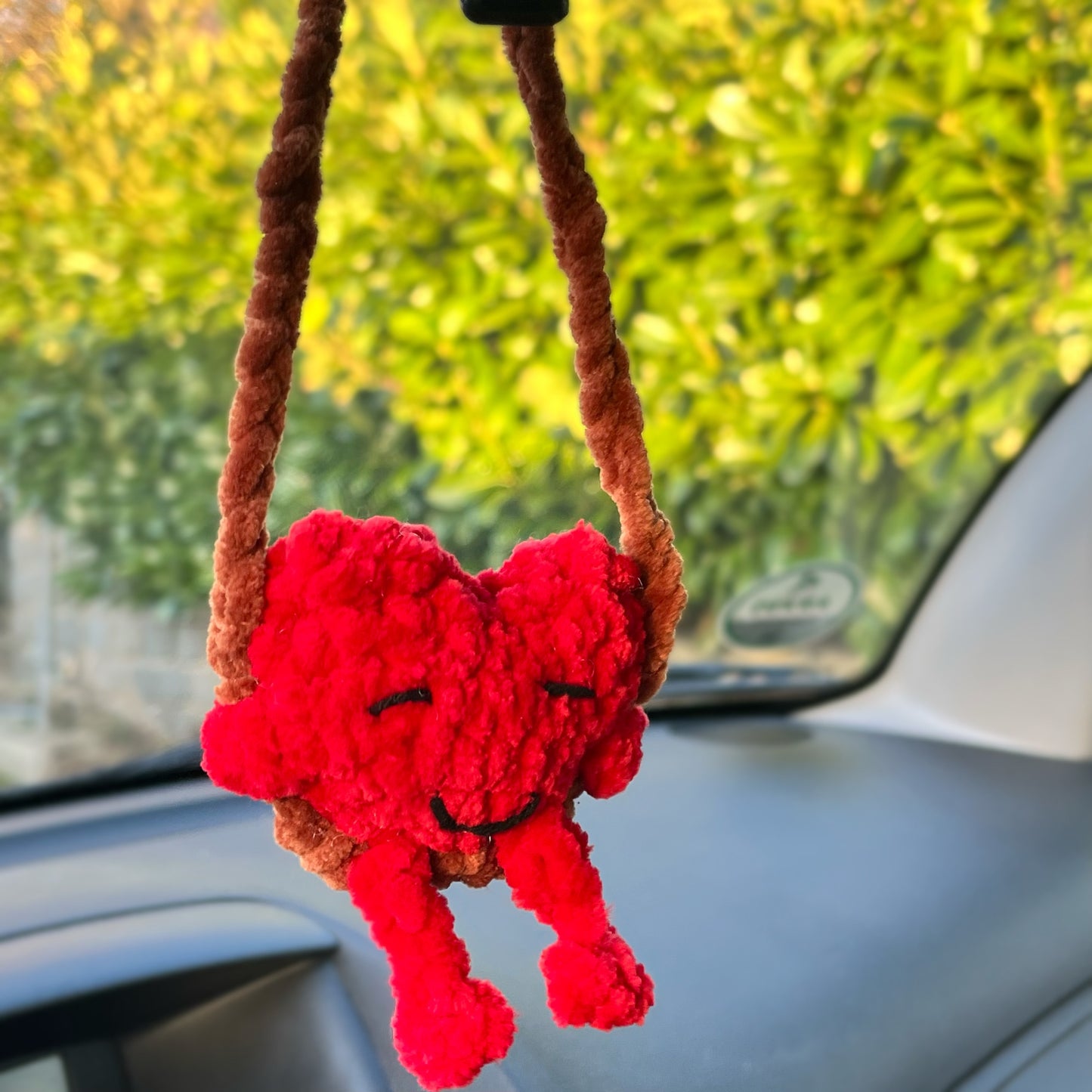 Le coeur balançoire pour rétroviseur ❤️
