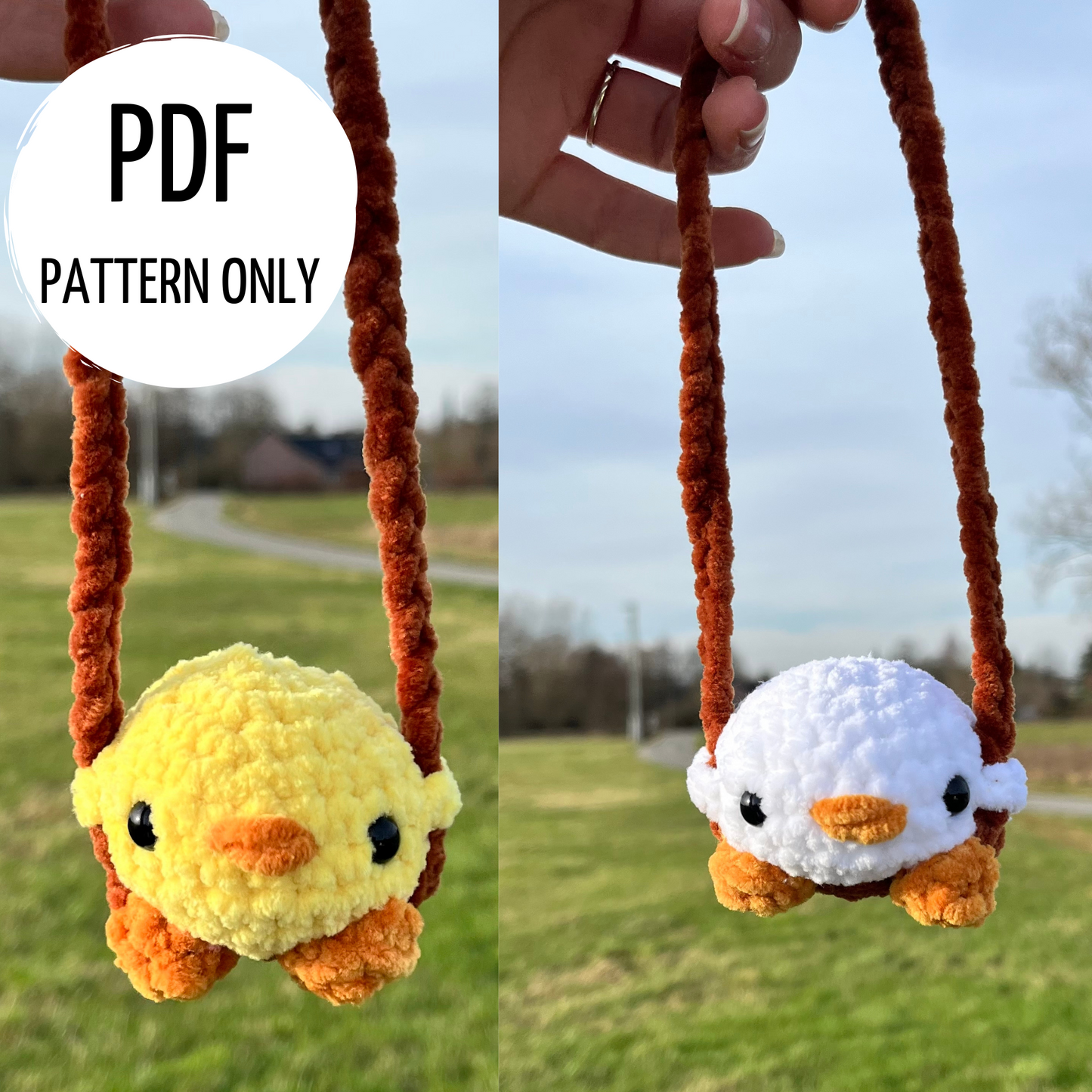 Pattern L'oie et le poussin balançoire pour rétroviseur