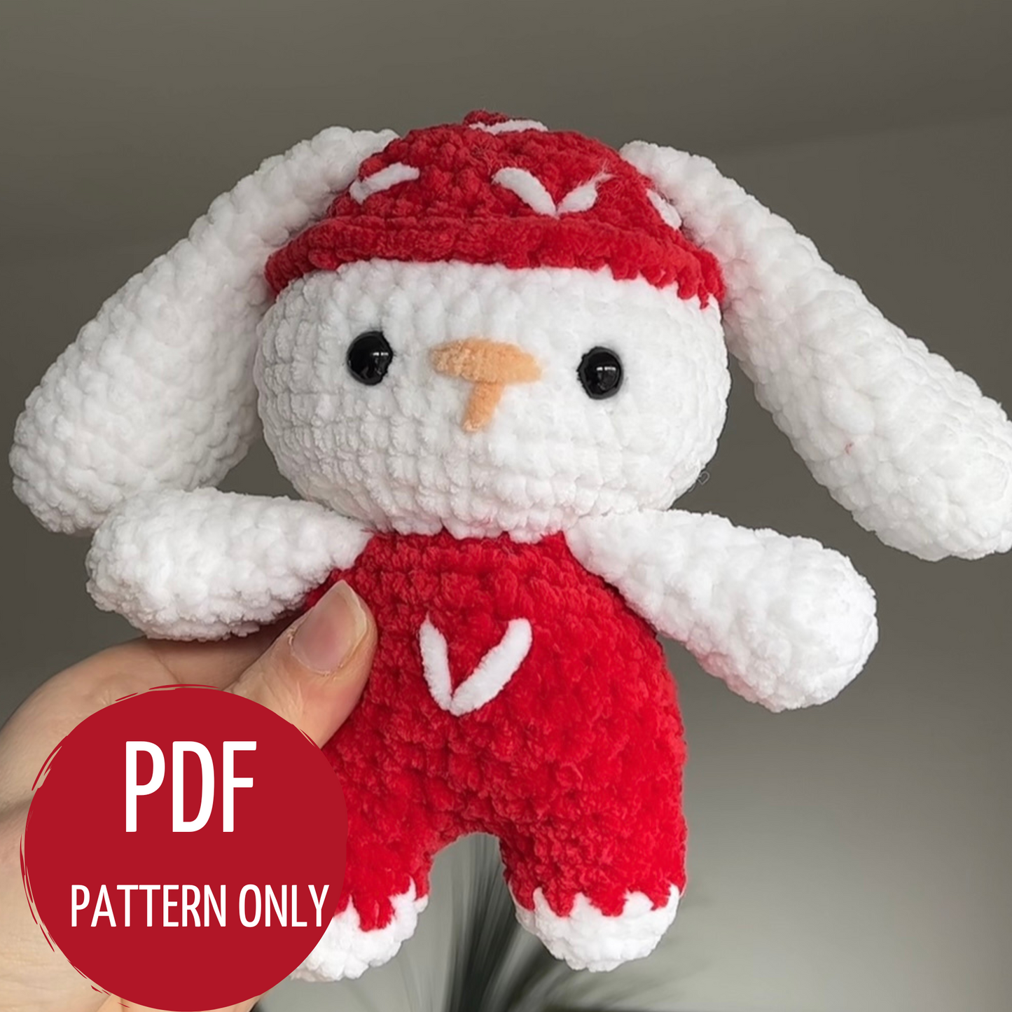 Pattern Le lapin champignon